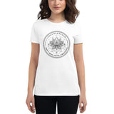 Don't Miss Those Vibrations - Women's Short Sleeve T-shirt - White & Light Grey